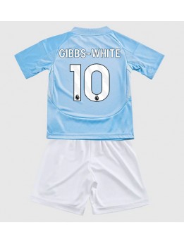 Nottingham Forest Morgan Gibbs-White #10 Ausweichtrikot für Kinder 2024-25 Kurzarm (+ Kurze Hosen)